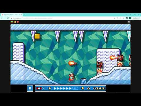 Ice Flower Island 2 - Super Mario Maker 4