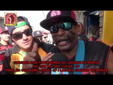Torcida Cacique de Ramos chegando pra grande final da copa São Lucas 2017