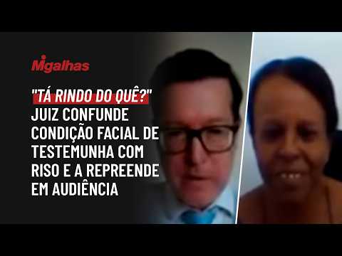 "What are you laughing at?": Judge mistakes witness's facial expression for laughter and repriman...