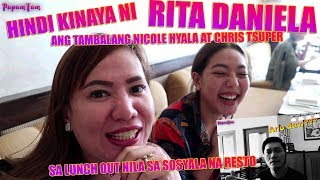 &#39;DI KINAYA ni RITA DANIELA ang Tambalan sa LUNCH OUT nila sa SOSYAL na RESTO!