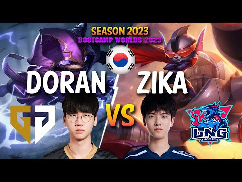 GEN Doran vs LNG Zika - Doran KENNEN vs Zika RUMBLE Top - Patch 13.20 KR Ranked