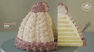 겨울 모자 케이크 만들기⛄️ : Winter Hat Cake Recipe | Cooking tree