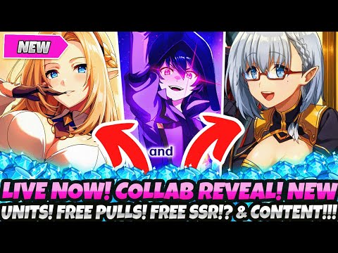 *LIVE NOW!! EMINENCE IN SHADOW COLLAB REVEAL STREAM!* Banner, Events, Freebies (7DS Grand Cross