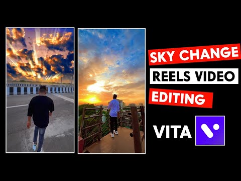 Trending Sky Change Video Editing In Vita | Vita App Sky Video Editing | Vita Tutorial