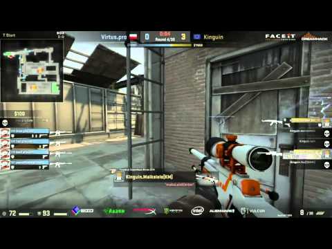 Scream insane double headshot while flashed vs Virtus.Pro