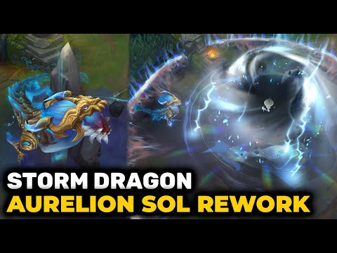 Storm Dragon Aurelion Sol Rework | Ability Preview | League of Legends