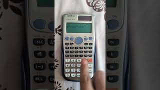 How to solve higher degree equations in casio fx-991ES PLUS