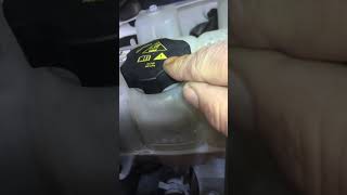 2018 Chrysler Pacifica 3.6 pressure testing coolant system for leaks