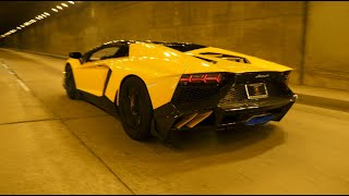 We took the LOUDEST Aventador ever to a Tunnel