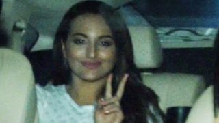 Sonakshi Sinha Spotted On A Movie Date With Family!
