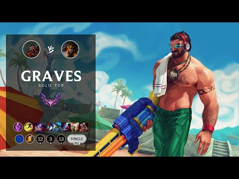 Graves Top vs Jarvan IV - EUW Master Patch 12.16