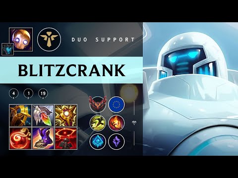 Blitzcrank Support vs Lux - EUW Grandmaster Patch 25.24
