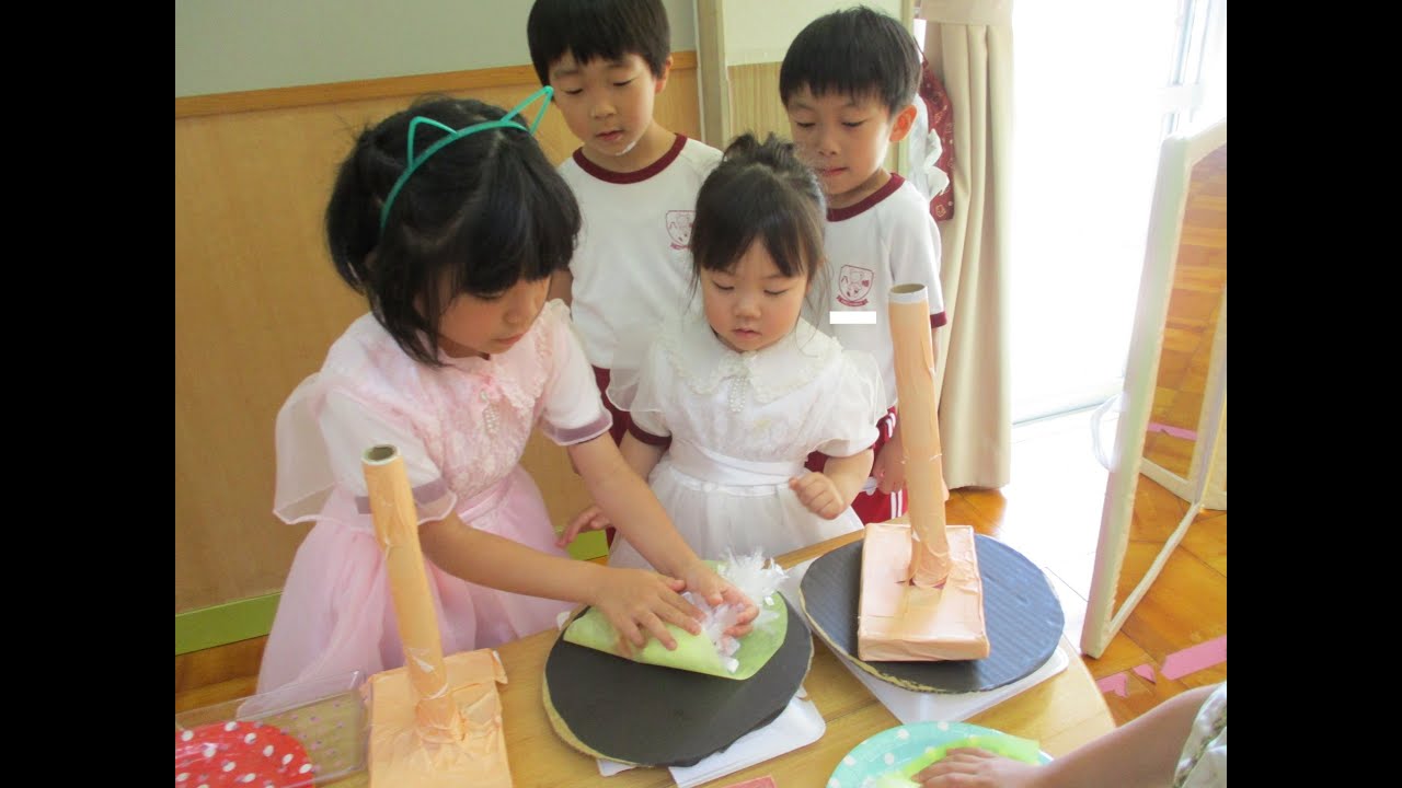 はちまんこども園・ゆり＆きくでごっこあそび(異年齢児交流）ショートバージョン