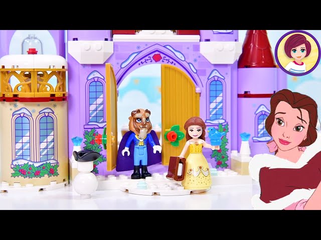 Vídeo relacionado con LEGO Disney Belle’s Castle Winter Celebration (43180) Disney Princess Building Kit; Makes a Great Birthday for Kids who Love Disney’s Beauty and The Beast, New 2020 (238 Pieces)