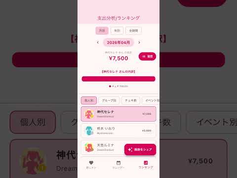 推し活管理メモアプリ【推しメモリー】