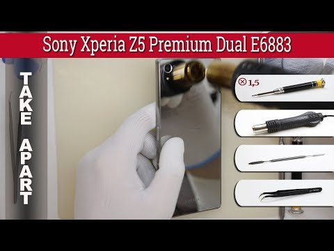Wie kann man 📱 Sony Xperia Z5 Premium Dual E6883 \ E6833 zerlegen