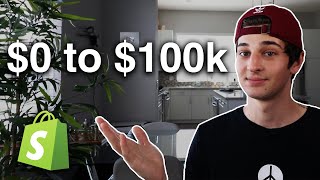 How to go from $0 to $100,000 with Ecom in 6 *difficult steps - Shopify