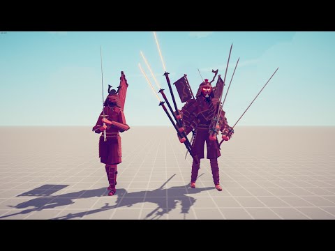 EMPEROR & SHOGUN vs EVERY MODDED UNITS Totally Accurate Battle Simulator TABS
