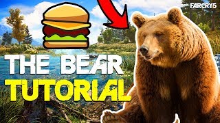 Far Cry 5 - How to unlock "CHEESEBURGER" the Bear! (TUTORIAL) |  HOW TO GET CHEESEBURGER AS A PET!