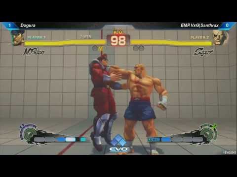 [EVO 2013 SSFIV AE] Dogura (M Bison) vs EMP VxG Santhrax (Sagat)