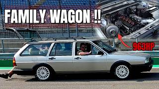THE ULTIMATE FAMILY SLEEPER - 963HP VW PASSAT WAGON !!