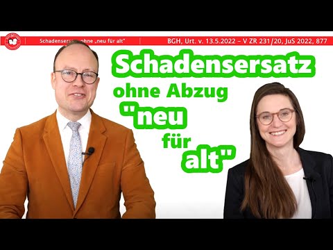 Schadensersatz ohne Abzug "neu für alt"