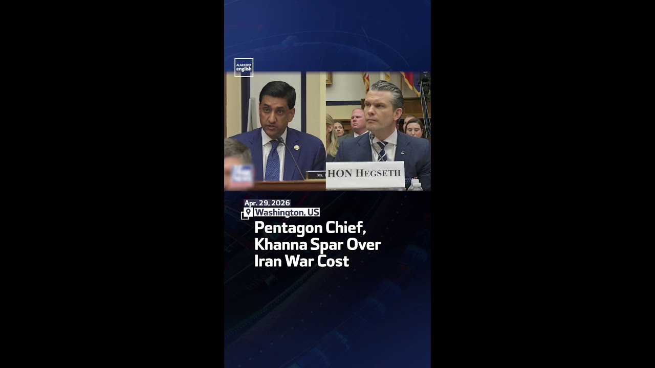 Video | Pentagon Chief, Khanna Spar Over Iran War Cost