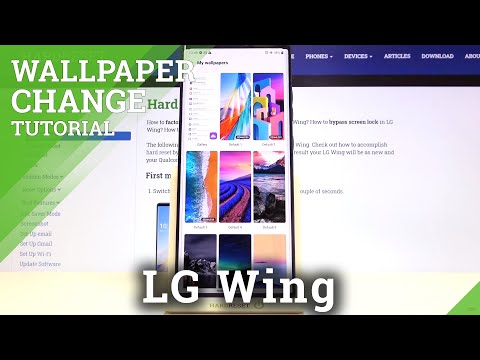 How to Change Wallpaper on LG Wing – Refresh Desktop