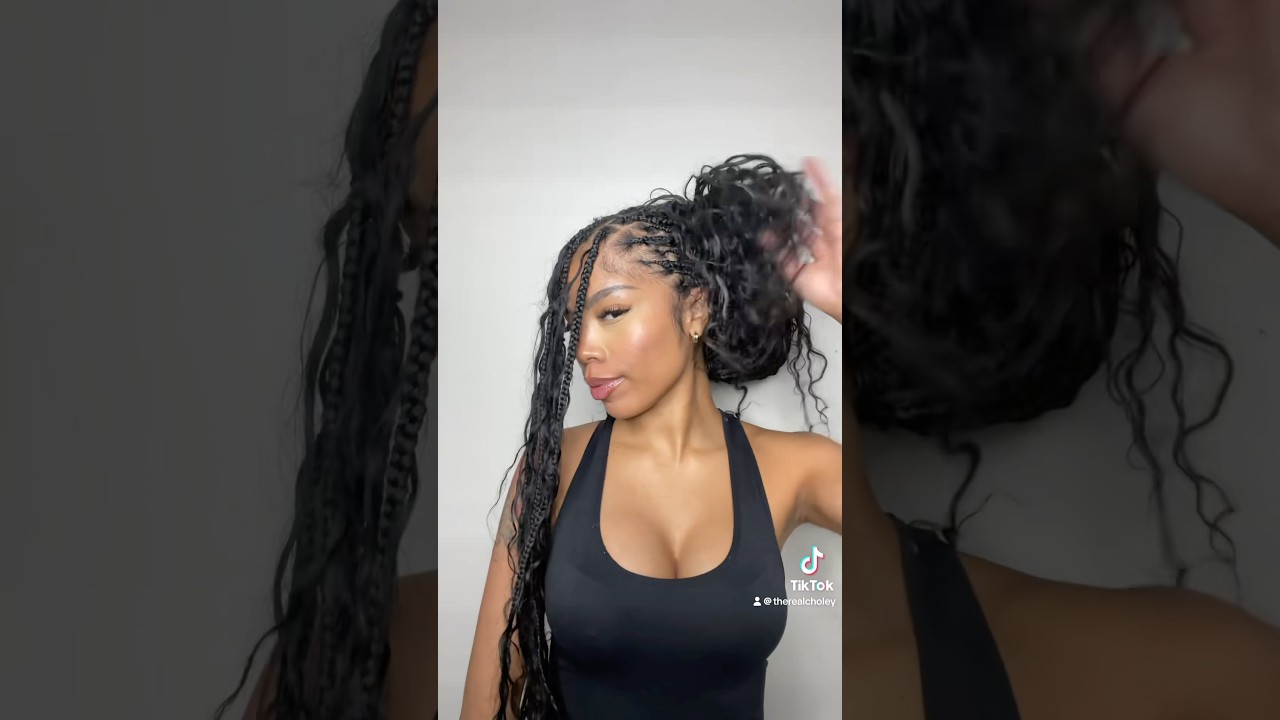 6 Boho Knotless Styles #humanhair #knotlessbraids