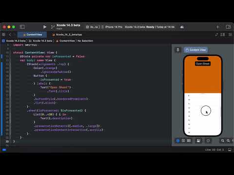 Controlling Scroll and Expand Behavior. SwiftUI