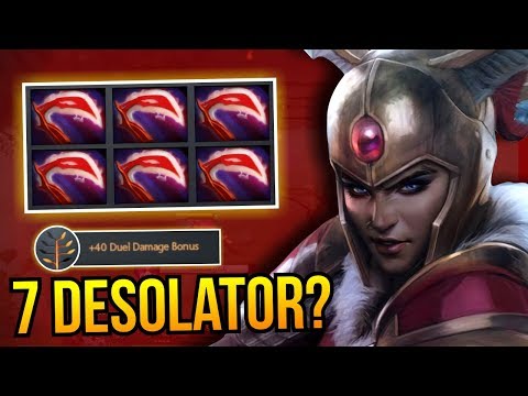 7 DESOLATOR? - WTF Legion Commander 7 Desolator  7.10 Dota 2 | Upside Down 64