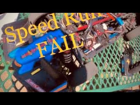 Arrma Limitless Speed Run Crash - High Speed RC Crash! 29/34 gearing, 6s Speed Run Crash