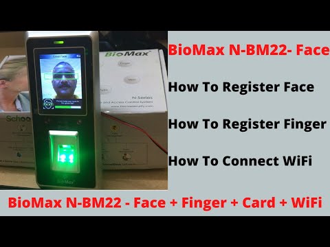 BioMax Face Attendance Machine N-BM22 FC