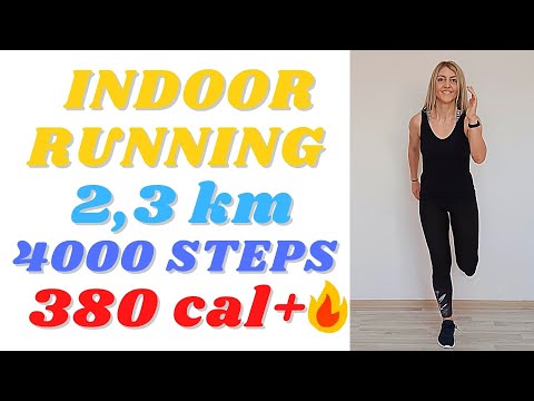 🔥35 min Indoor Running Workout🔥// Run in Place Workout // At Home Jogging Cardio Workout