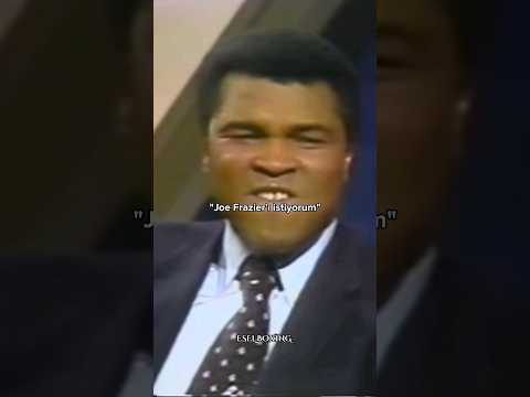 Muhammed Ali'nin Joe Frazier'a Olan Sevgisi #muhammadali #joefrazier #friendship