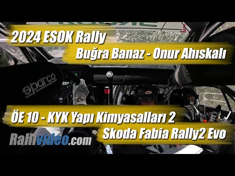 INCAR // 2024 ESOK Rally / Buğra Banaz - Onur Ahıskalı / ÖE 10 - KYK Yapı Kimyasalları 2