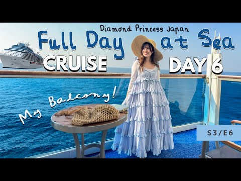 Full Day at Sea, Cruising around Japan!  Diamond Princess Cruise ep. 5 [S3E6]