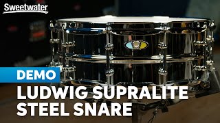 Video thumbnail for Ludwig Supralite Snare: Rich Overtones, Precise Attack & More by Sweetwater