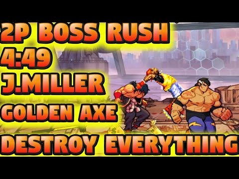 STREETS OF RAGE 4 DLC 2P BOSS RUSH 4:49