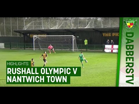HIGHLIGHTS: Rushall Olympic 2-0 Nantwich Town