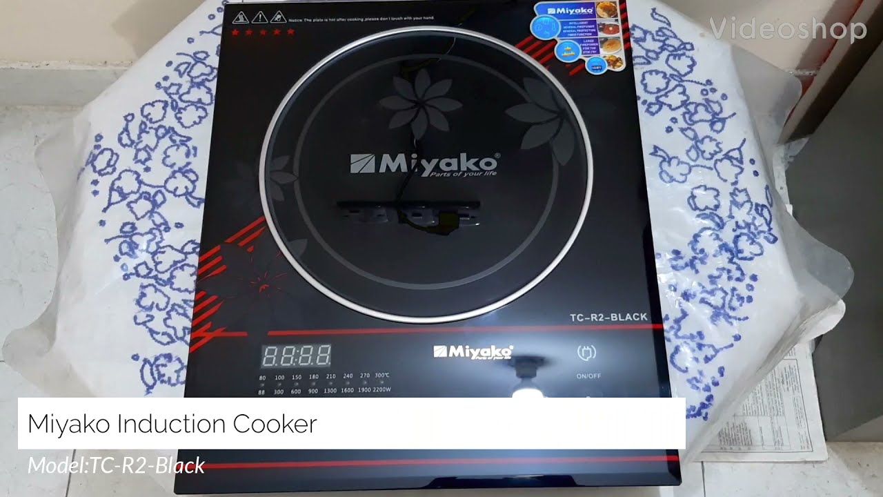 Miyako Induction Cooker. Model : TC-R2 Black. Price: 3,500 Taka. Best Quality.