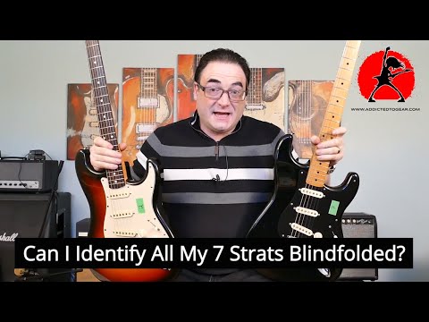7 Strat Challenge - Can I Tell Them Apart Blindfolded?