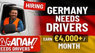 Germany’s Driver Crisis 2026 🚚 | High-Paying Truck & Bus Jobs, Salaries & Visa Explained