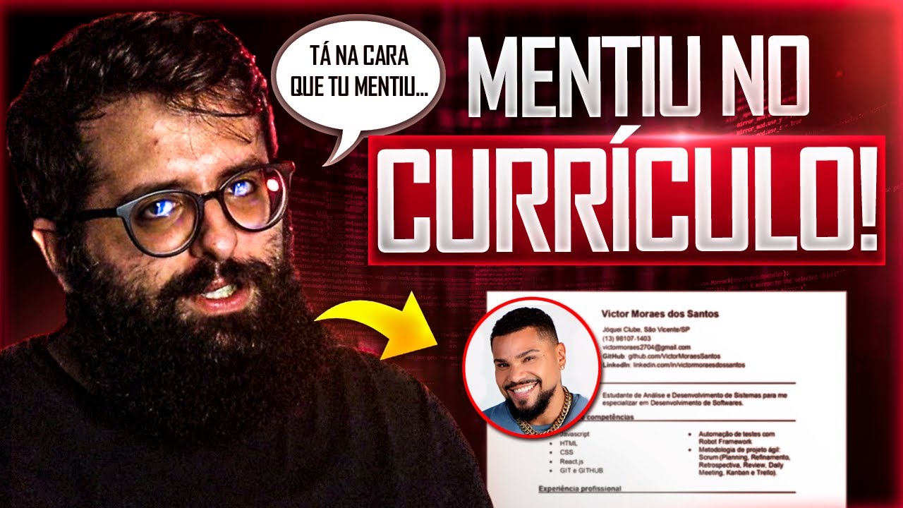 #2 - React De Currículos: O NALDO BENNY da PROGRAMAÇÃO!