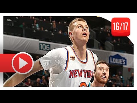 Kristaps Porzingis Full Highlights vs Hornets (2016.11.26) - 26 Pts, 6 Reb