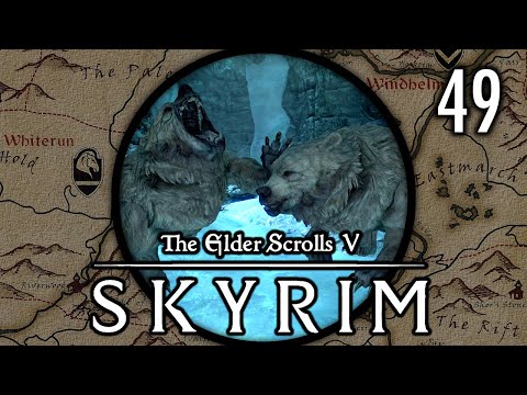 Drop Bears Attack - Let's Play Skyrim (Survival, Legendary Difficulty) #49