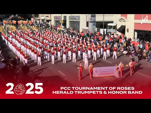 2025 PCC Tournament of Roses Herald Trumpets & Honor Band | 2025 Pasadena Rose Parade