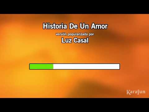 Luz Casal “Historia de un amor” karaoke sin guía