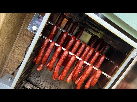 Make your own cabanossi with a Borniak smoker.