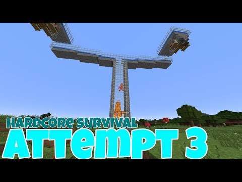 Minecraft Hardcore S3E9: Easy Iron Farm! 600+ Iron an Hour! [1.14.3]